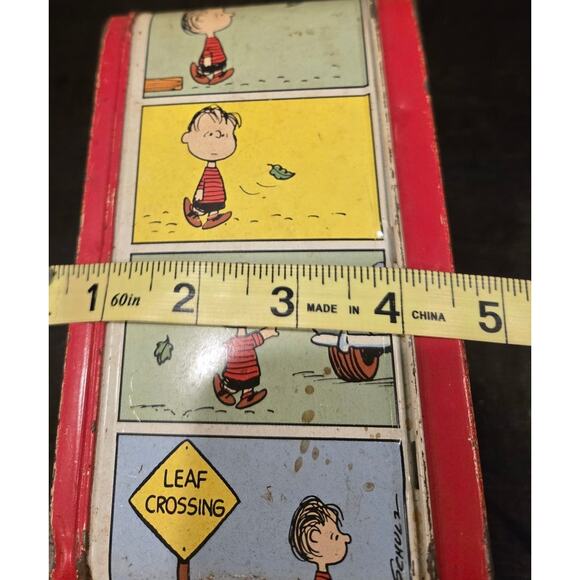 Vintage 1973 King Seeley Peanuts Lunch Box Snoopy Charlie Brown No Thermos - Picture 13 of 13